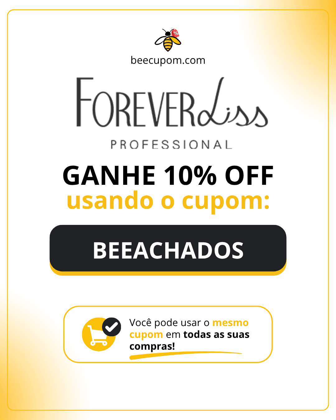 Forever Liss para cupons de desconto
