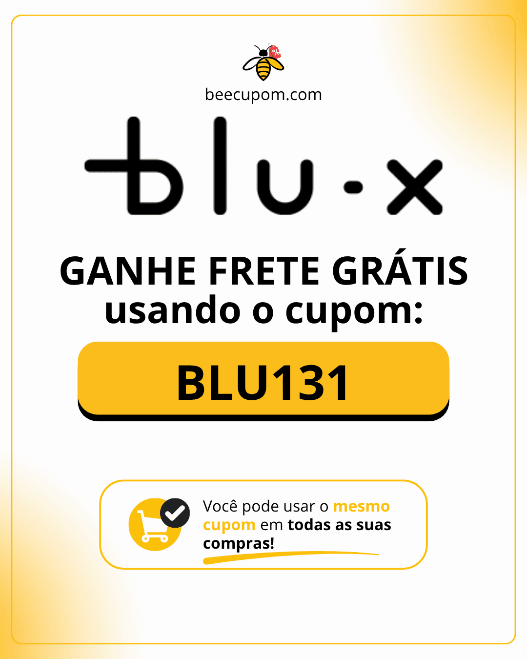 Cupom de desconto Blu-X e ofertas