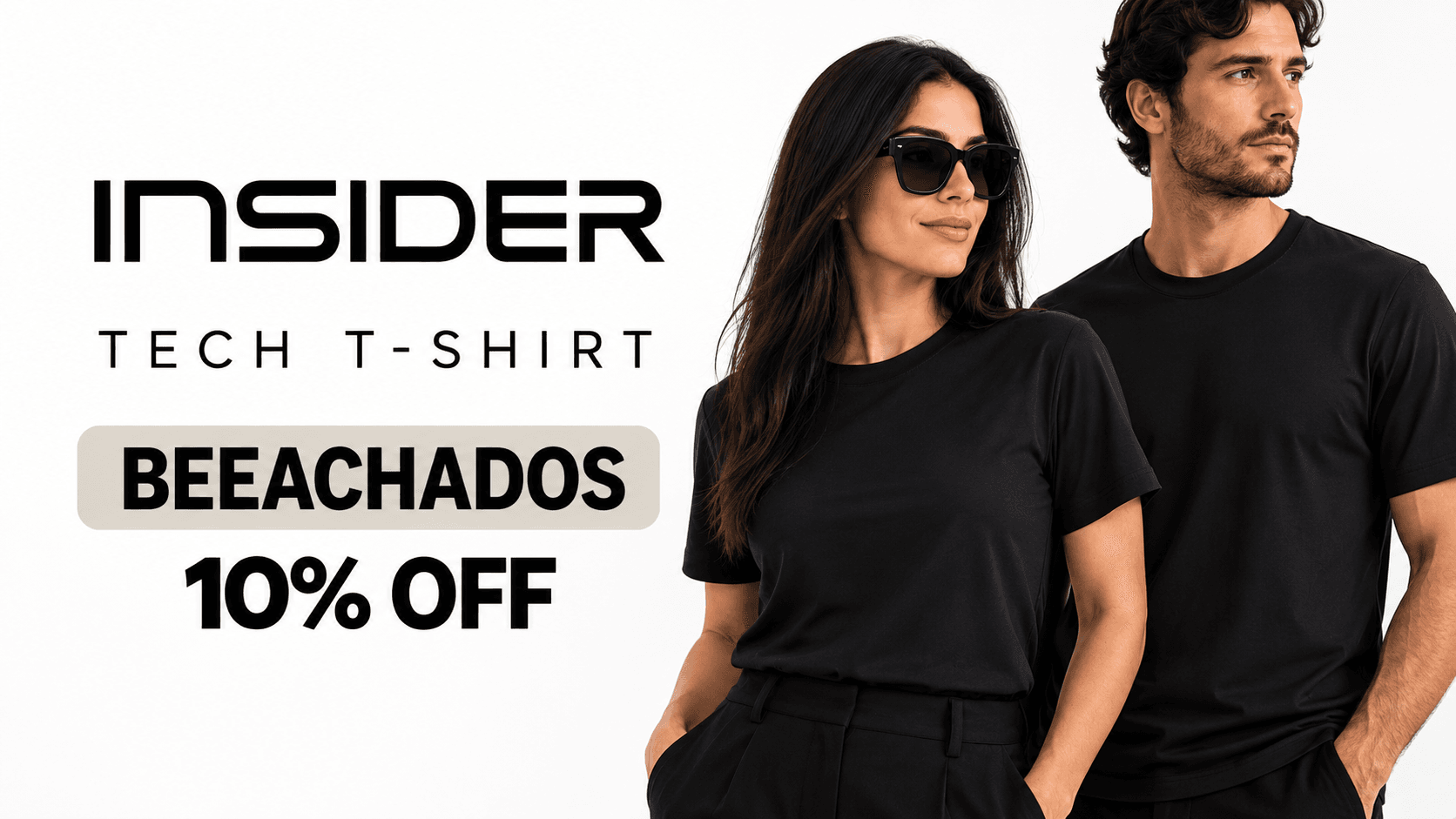 Tech T-Shirt Insider com cupom BEEACHADOS 10% OFF
