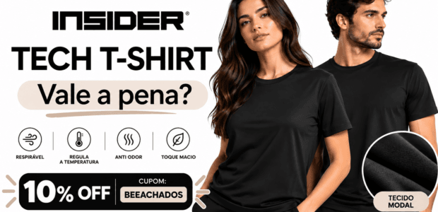 Tech T-Shirt Insider com cupom BEEACHADOS 10% OFF